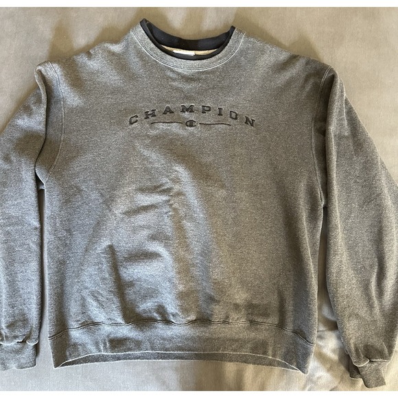 Champion Other - Vintage champion men's gray sweatshirt pull over size large